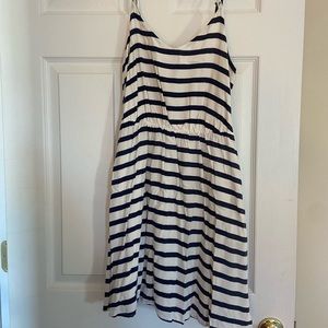 Lauren Conrad Blue & White striped dress